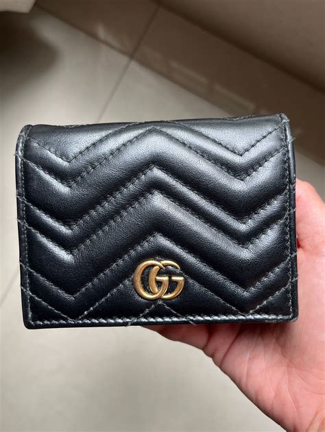 gucci marmont card holder ebay|gucci marmont card case wallet.